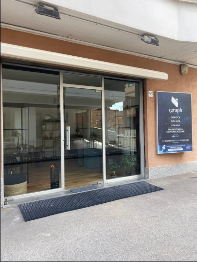 Ingresso dello studio VGraph a Pomezia
